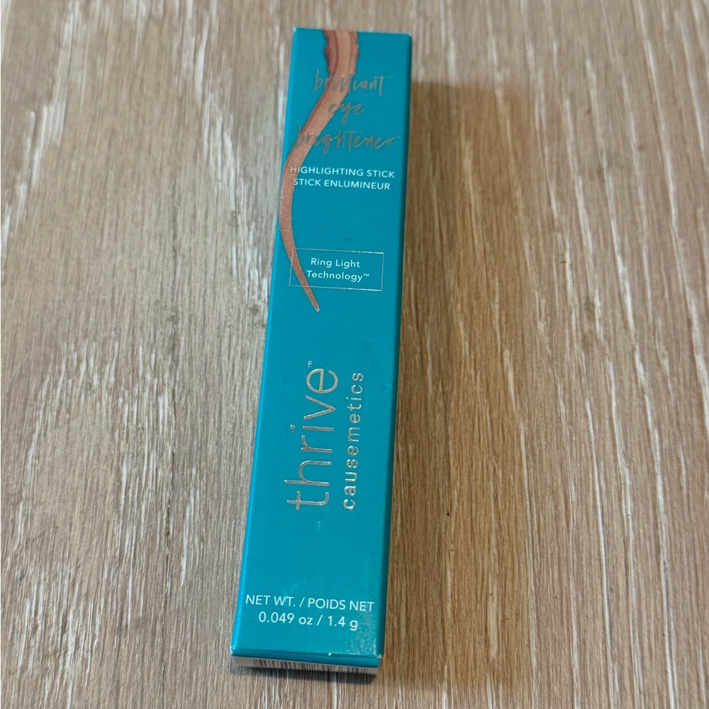 Thrive Causemetics Teal Highlighting Stick with Gold Accent